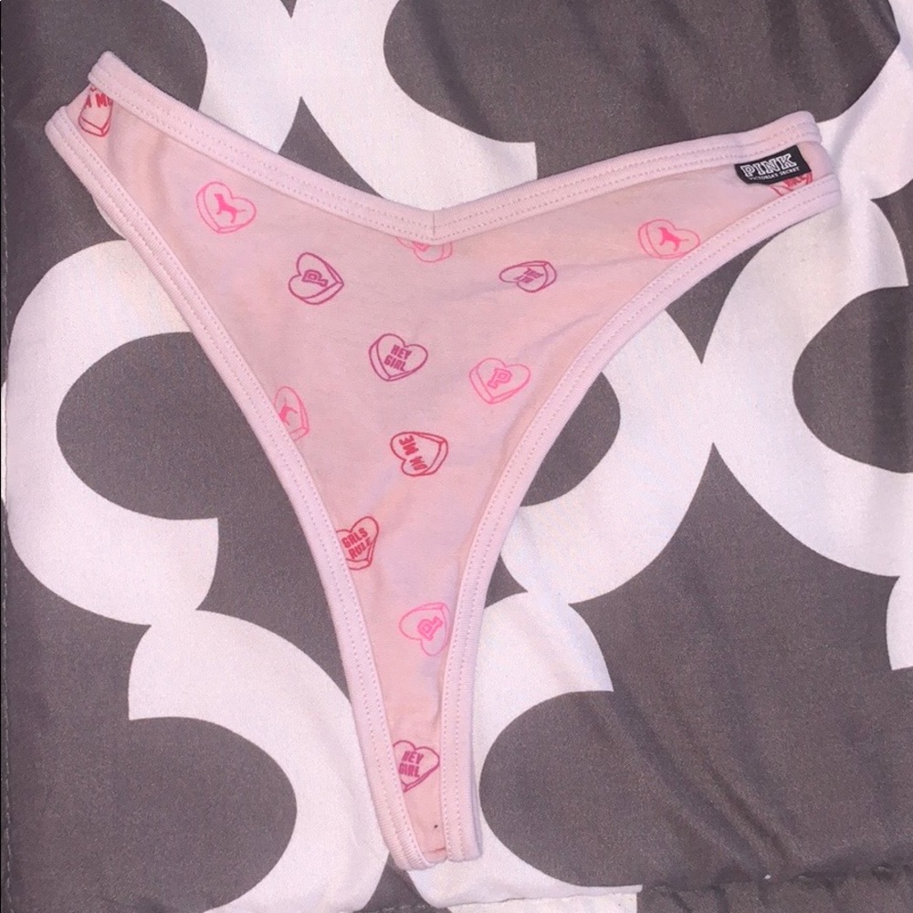 Pink Victoria secret thong